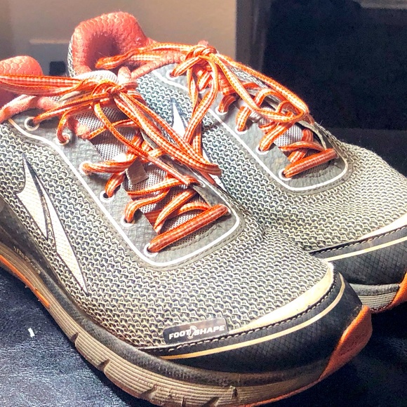 Altra Shoes Altra Lone Peak 25 Womens Gray Orange Zero Drop Trail